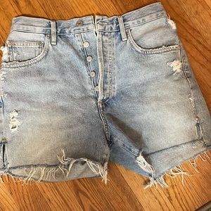 Agolde denim shorts